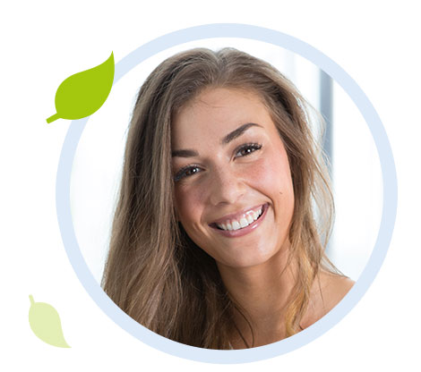A smiling woman with long hair.